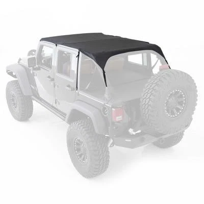 Smittybilt Extended Top Black Diamond para 2010-2018 Jeep Wrangler JK 4 portas - Imagem 4 de 4