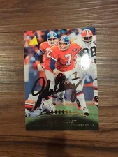 John Elway Signed Autographed 1995 Score Pinnacle Card NFL Football Broncos