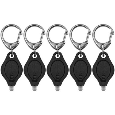 Namvo 6er-Pack Mini-LED-Taschenlampen-Schlüsselanhänger, ultrahelle S