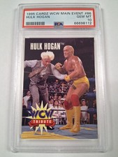 1995 Cardz WCW Main Event Hulk Hogan (& Ric Flair) Wrestling Card PSA 10 POP 2