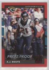 2017 Panini Donruss Press Proof Red AJ Bouye #199 00jz