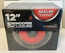 Metra TruConnex TCBX-112 12" Single Sealed Subwoofer Enclosure Charcoal