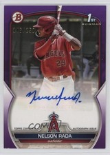 2023 Bowman Paper Prospect Purple Border 146/250 Nelson Rada #PPA-NR Auto 15sd
