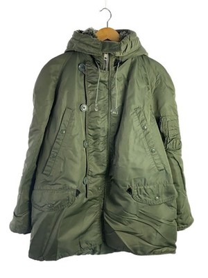Alpha Industries N-3B/Made In Usa/Flight Jacket/M/Nylon/Khk/1615-573-8335 3644
