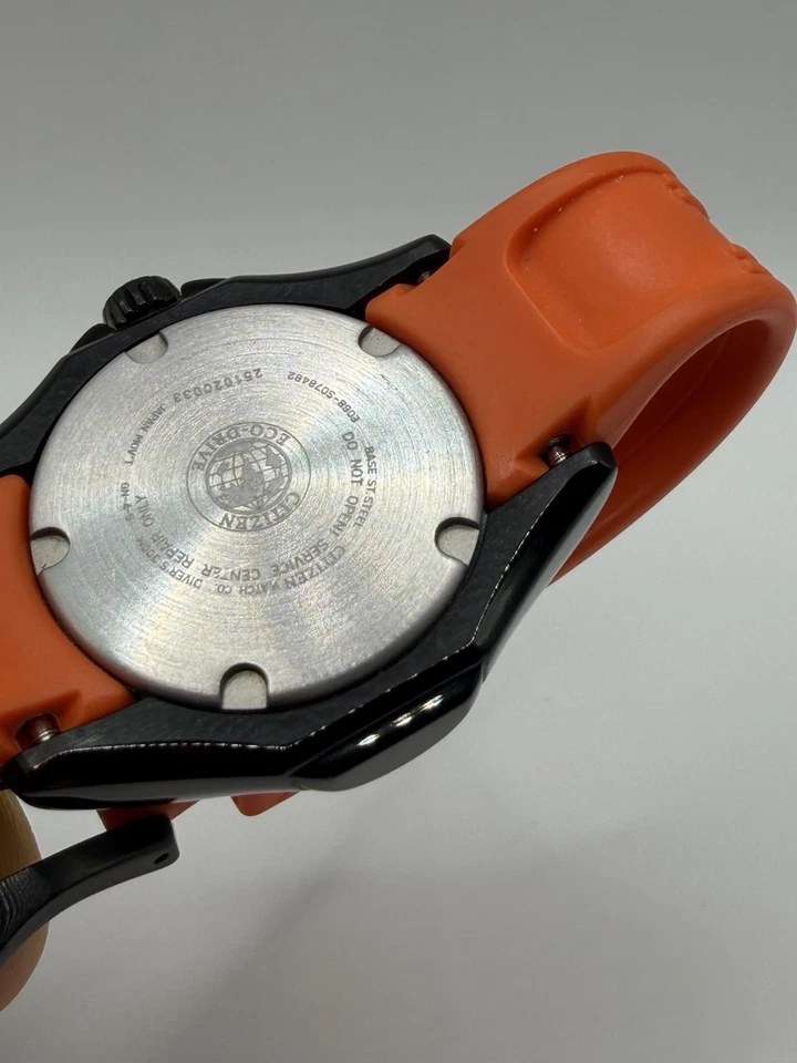 Citizen Promaster Dive Ladies Eco-Drive Black Diver Watch E068 34mm - Image 4 of 4