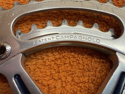 Plateuse Vintage Campagnolo Nuovo Record - 52/42 Dents, 172.5mm - Occasion Très Bon état