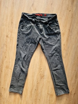 QS by s.Oliver Jeans Catie Slim Low Tube W44 L32 anthrazit  Grau