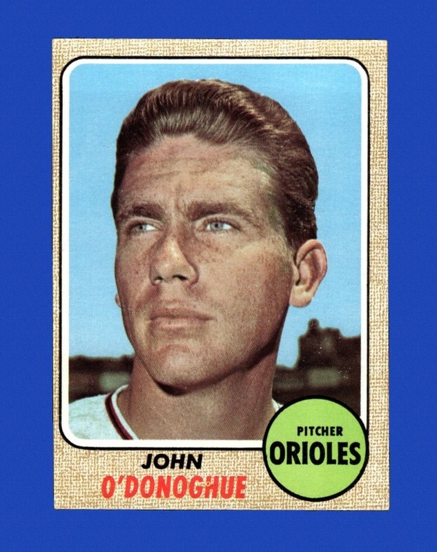 1968 Topps Set-Break #456 John O'Donoghue EX-EXMINT *GMCARDS*