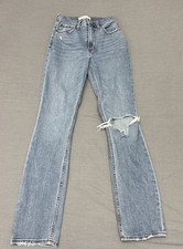 Abercrombie  Fitch Jeans Women's 24/00 The 90's Straight Ultra High Rise
