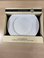 Ralph Lauren Club Porcelain Set Of 4 Salad Pl...