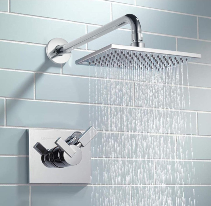 "Shower Extension Arm,Solid Stainless Steel Shower Pipe(10 Inch, Brushed Nickel)