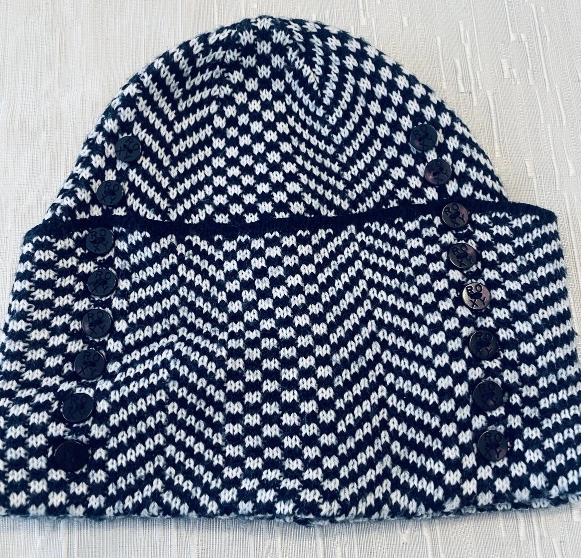 Roxy Freja Beanie - Cappello Invernale Da Donna Con Risvolto E Scritta, Morbido E Caldo