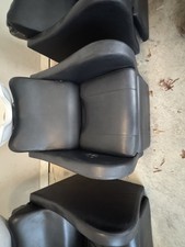 Salon Backwash Chair Professional Shampoo Unit with Tilting Porcelain Bowl Black