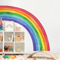 Wandtattoo Regenbogen MäDchen Kinderzimmer XXL 158X143Cm Vinyl Aufkleber
