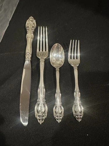 La Scala by Gorham 4 Piece Place Setting of Sterling Silver Flatware