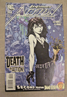 Lex Luthor's Action comic.  The Black Ring part 5 . Death in Action 894 Dec 10