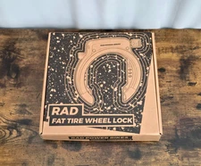 *NEW IN BOX!* RAD POWER BIKLES - RAD Fat Tire Wheel Lock - Black - 200-00322