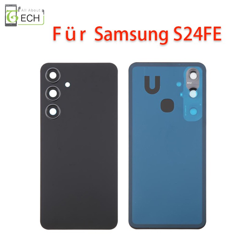 Für Samsung Galaxy S24 FE SM-S721 Akkudeckel Backcover Rückseite schwarz