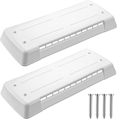 2 X Refrigerator Vent Cover W/hardware For Dometic Refrigerator Vents #65528