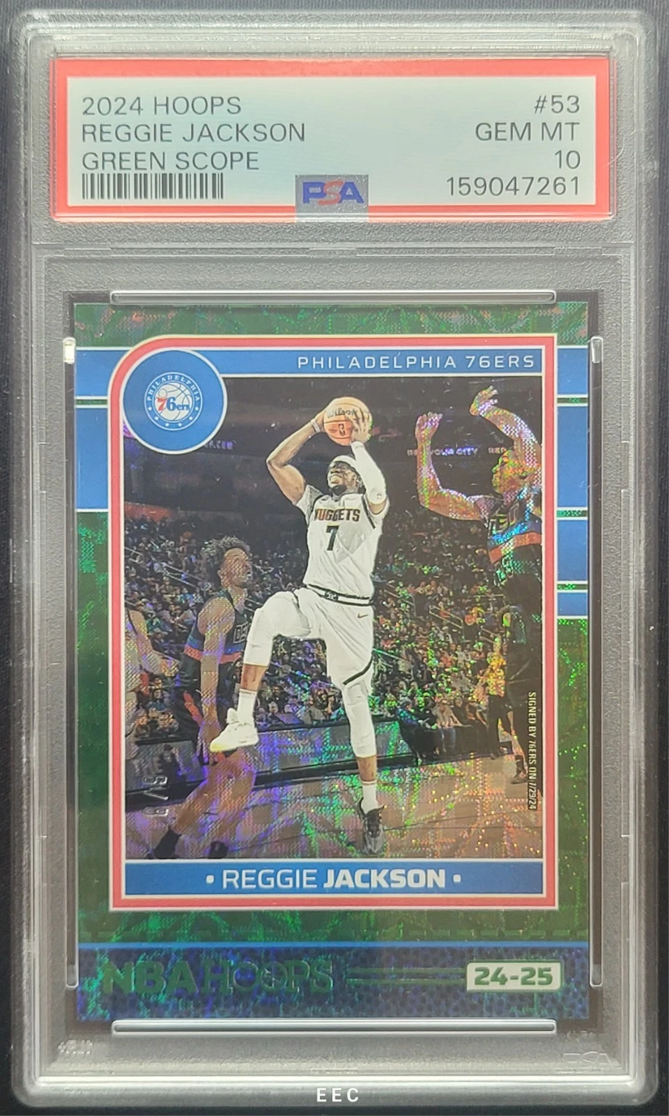 2024 PANINI NBA HOOPS 53 REGGIE JACKSON GREEN SCOPE SP /8
