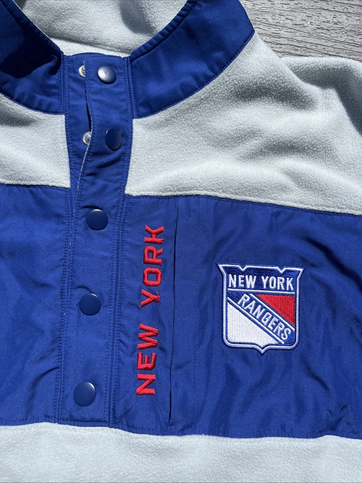 Fanatics New York Rangers  1/4 Snap Pullover  Sweatshirt  3XL NHL - Image 3 of 4