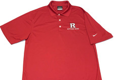 Rare 2010s Rutgers University Marching Band Scarlet Knights Polo Shirt New SMALL