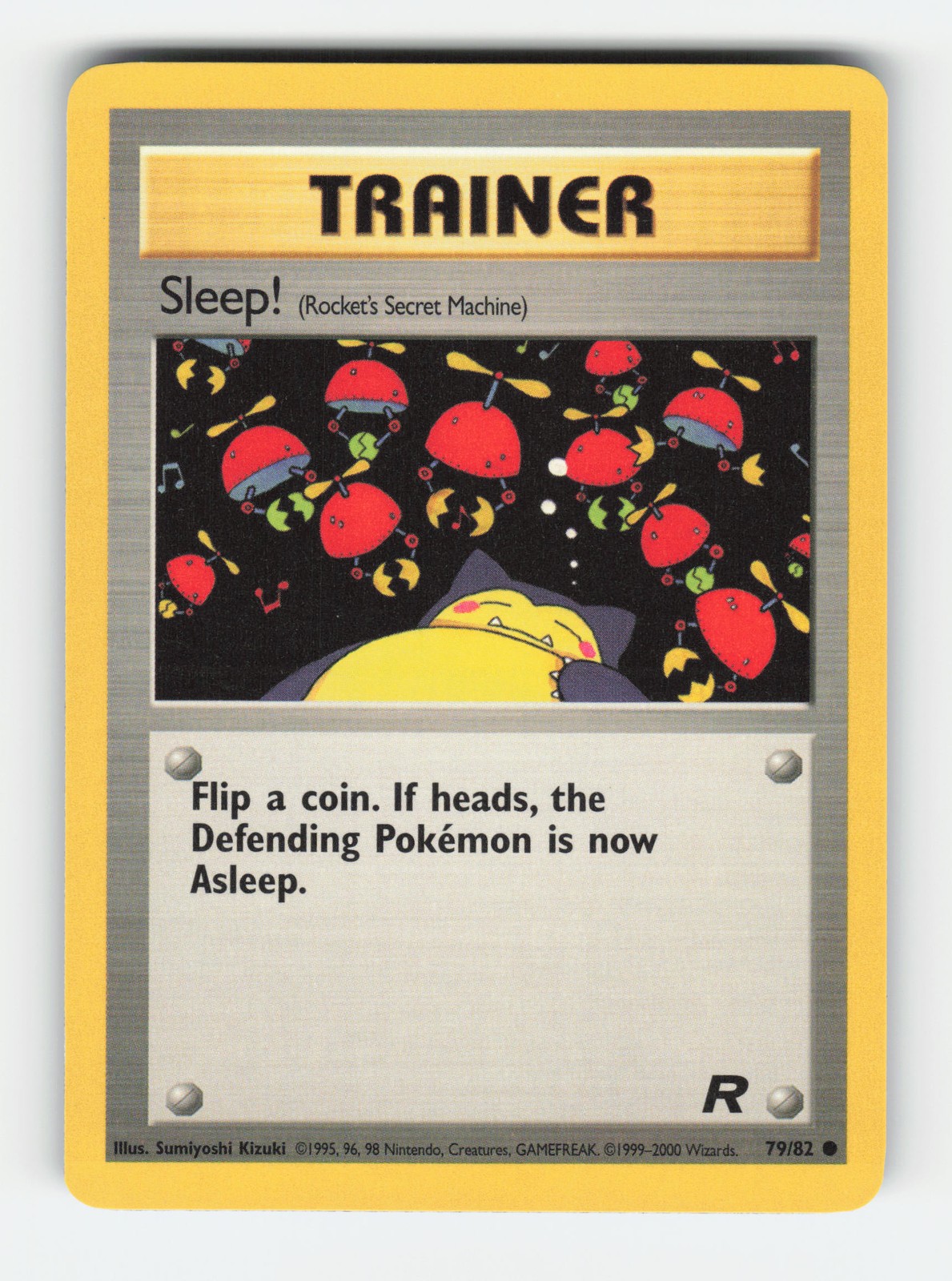 Team Rocket #79/82 Sleep! (Rocket's Secret Machine) Common Near Mint or Better