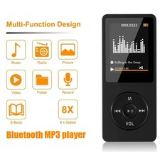 MP3 Player with Bluetooth 5.0 Portable Digital Lossless Music MP3 MP4 Player AU