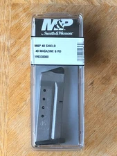 Factory Smith & Wesson M&P 40 Shield .40 S&W Stainless 6 RD Magazine 199330000