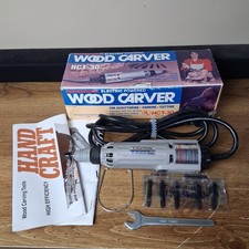 Tokyo Automach Hand Craft HCT-30 Wood Carver Electric Carving + 5 Chisels