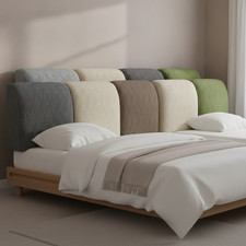 Stretch Fabric Cover for Bed Headboards, For Guest Bedrooms - For Rental Homes