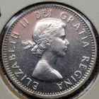 1960 Canada 10 Cents UNC BU MS : Elizabeth II, From Mint Set - .8 Silver Dime