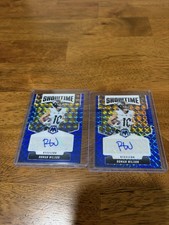 Roman Wilson Showtime Signatures Blue /99 2025 Mosaic 2X - 83 & 85 /99
