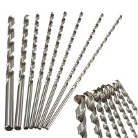 Spiralbohrer Set 8 StüCk 200Mm HSS Extra Lang Zylinderschaft FüR Holz Kunststoff