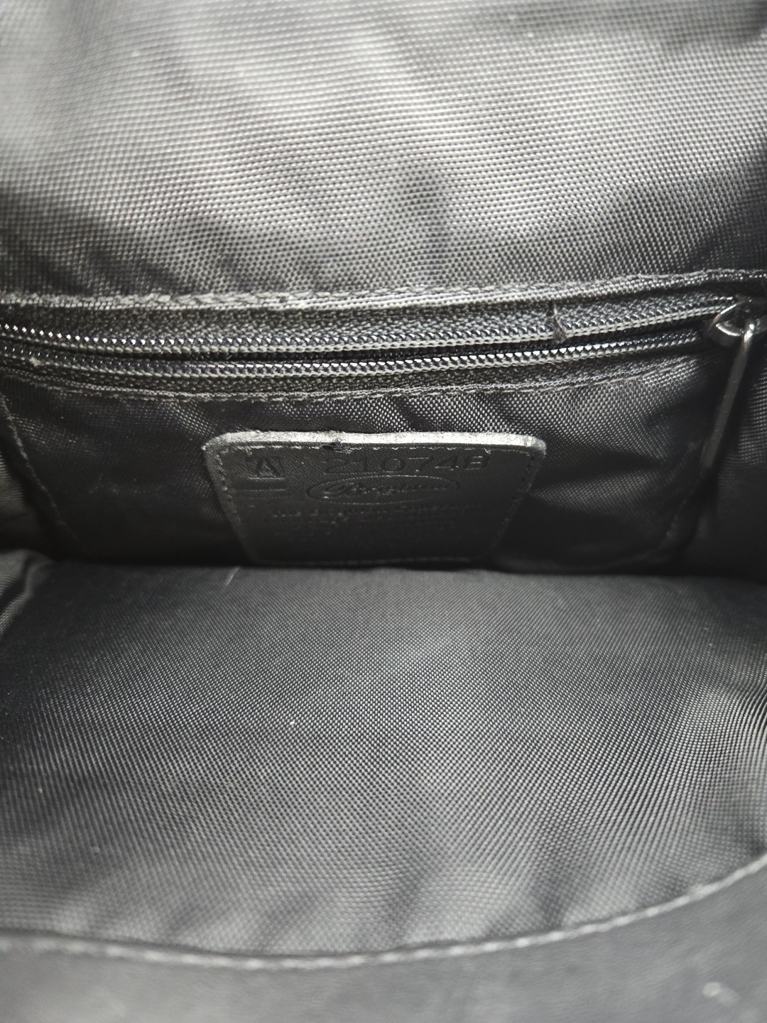 Vintage Brighton Monica Backpack Croc Embossed Leather Rare 210748 image 6