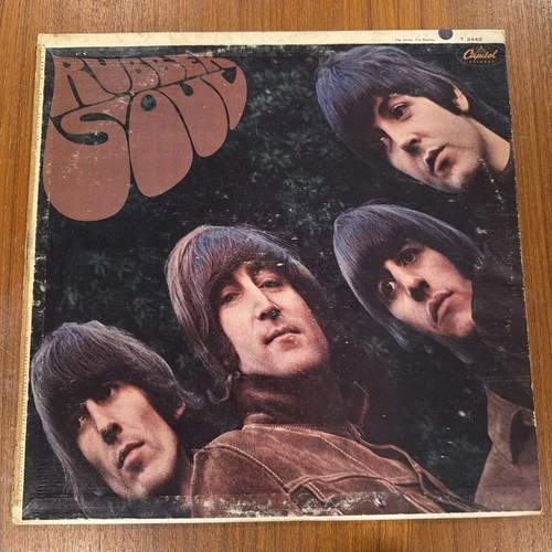 The Beatles - Rubber Soul LP Capitol T 2442 1965 1st Pressing Scranton Mono