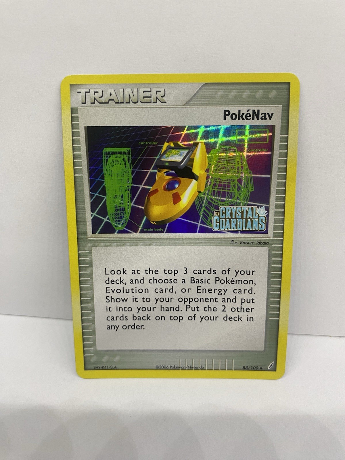 PokeNav 83/100 Reverse Holo Crystal Guardians Stamped - NM