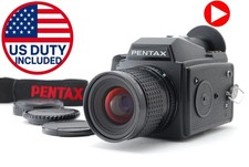 Lens TOP MINT PENTAX 645 Camera SMC A 45mm F/2.8 120 Film Back From JAPAN