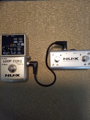 NUX Loop Core Deluxe Looper Pedal & Dual Footswitch