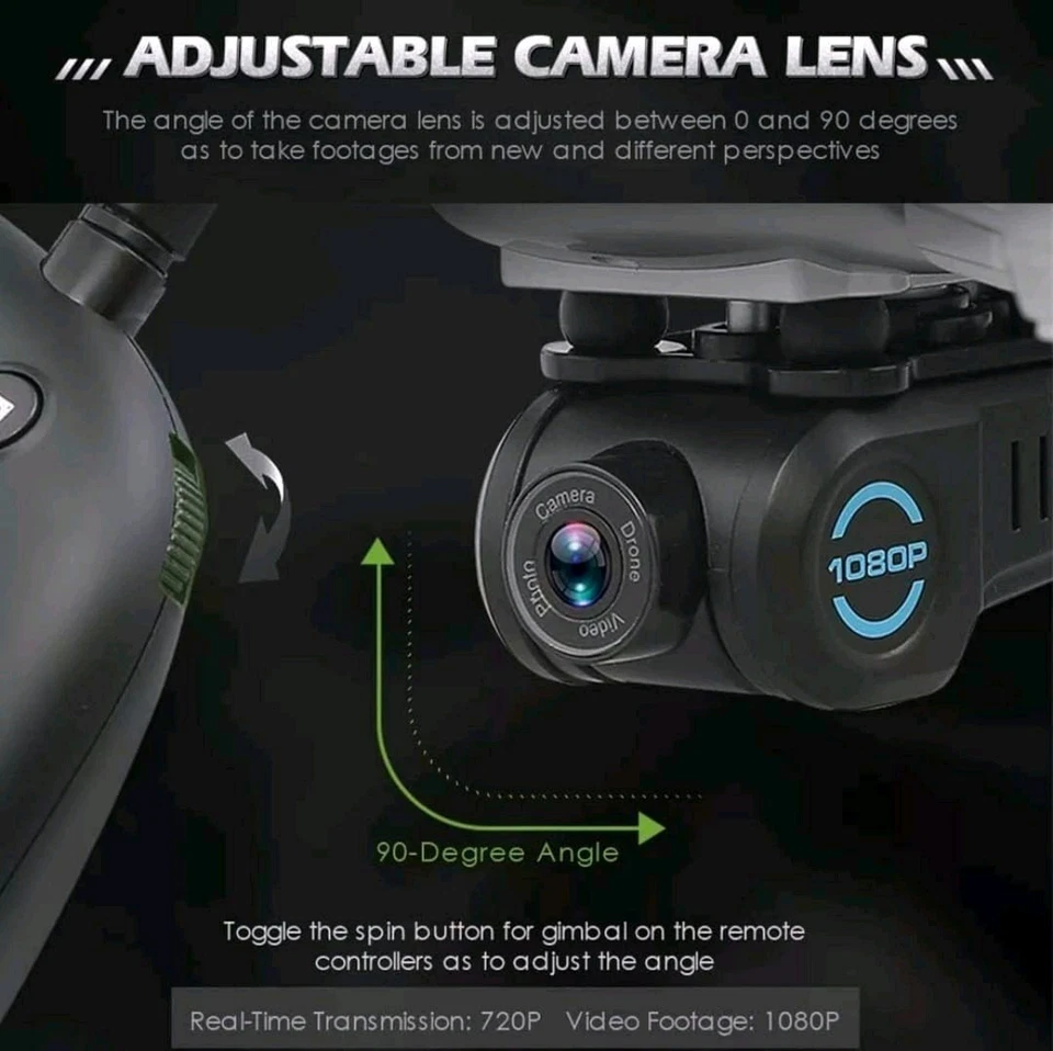 JJPRO X5 EPIK 5G BRUSHLESS, 1080p HD Camera, GPS, 2 BATTERIES - Bild 3 von 4