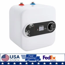 1500W Mini Tank Electric Water Heater 8L Point of Use Hot Water Boat RV