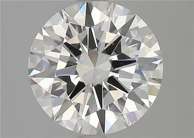 Round 2.01 CT Certificate GIA Natural Mined Diamond Loose F color VVS2 clarity