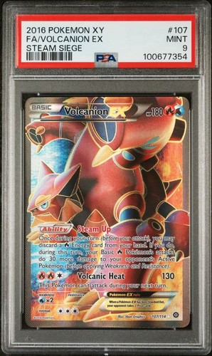 Volcanion-EX graded PSA 9 for sale on eBay