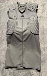 T-shirt Sport Impact Maillot De Compression McDavid HEX Sternum – Protection Poitrine, Tissu Respirant, Pour Baseball, Football, Rugby – Taille Unique