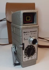 Bell & Howell One Nine 8mm Movie Camera with Case UNTESTED AS IS