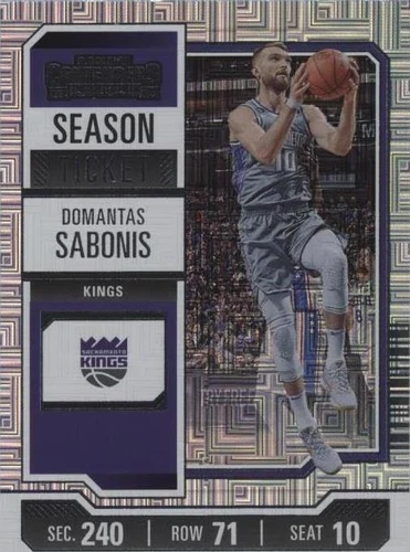 2023-24 Panini Contenders - Domantas Sabonis #91
