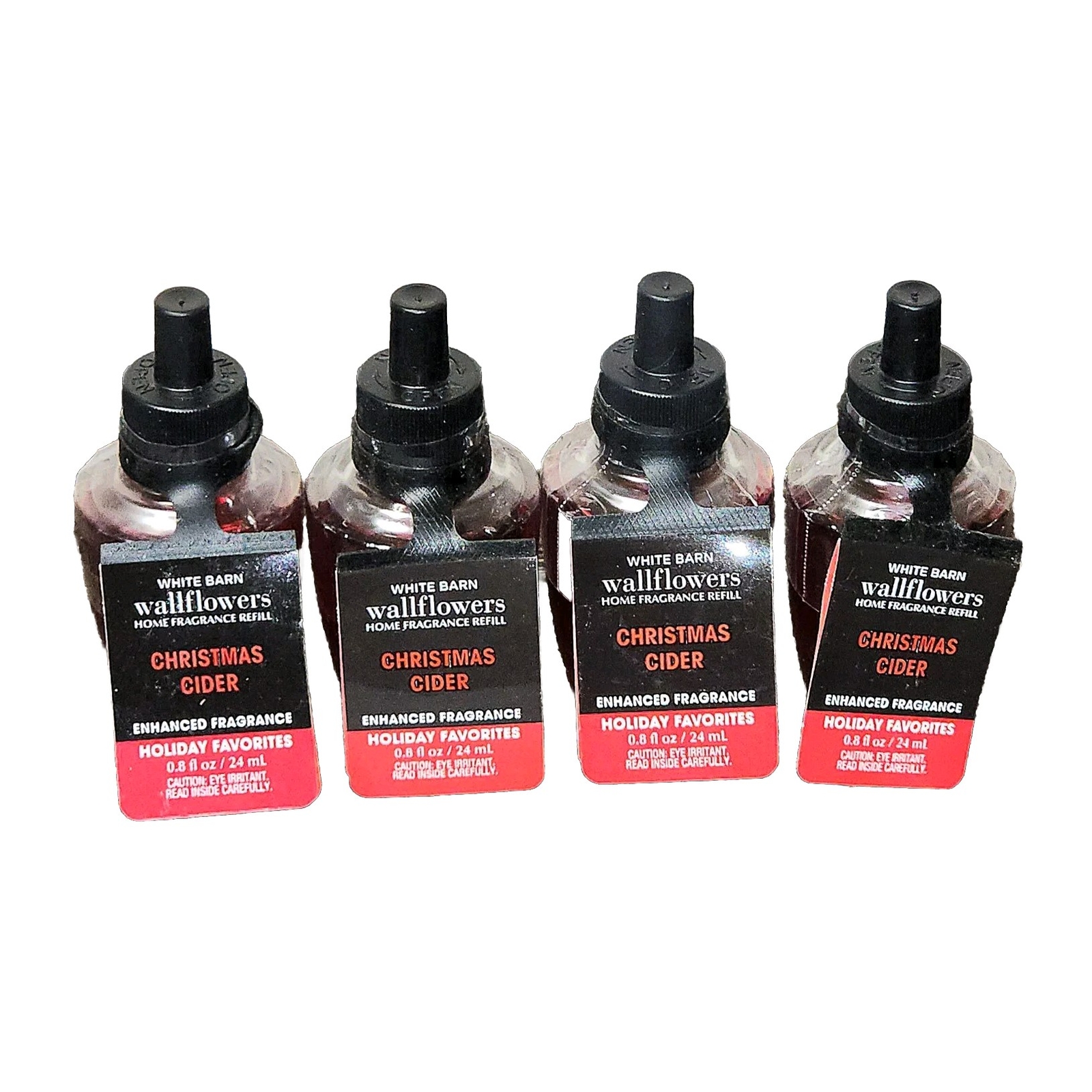 Bath & Body works Wallflower refills 4 bulbs, Christmas Cider-image