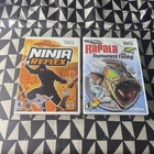 Ninja Reflex (Nintendo Wii) Brand New & Sealed & Rapala Fishing Used-  Lot Of 2