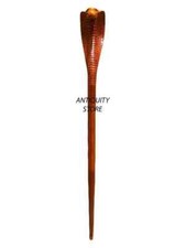 Wooden Hand Carved Snake Walking Cane Cobra Walking Stick Xmas Best Gift