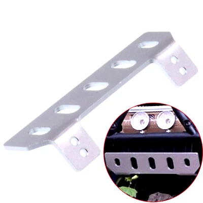 MARKENLOS Metall Silver Frontschutzplatte für Tamiya CC01 Wrangler Pajero 1/10 RC Car